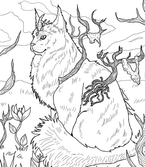 Printable Mythical Creatures Coloring Pages
